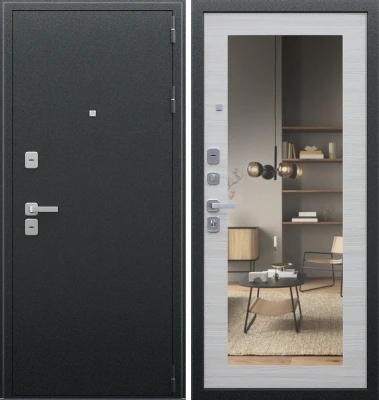 Дверь Next 1 с зеркалом Акация светлая поперечная