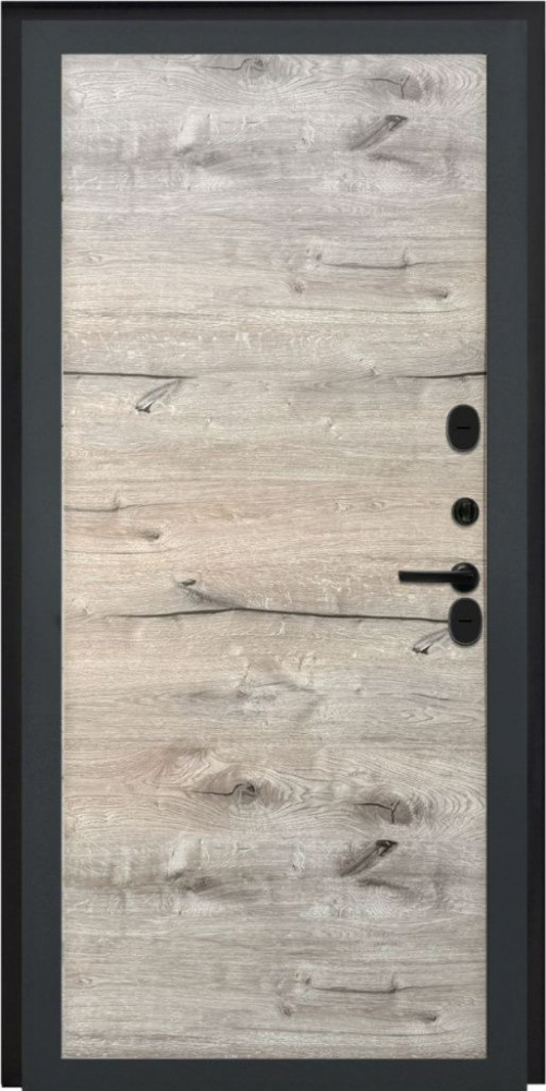 Входная дверь ДвериПРО Д-68 Без фрезеровки Дуб пацифик горизонт DPRO198239 внутренняя сторона