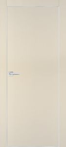 Межкомнатная дверь PX-1 AL кромка с 4-х ст. Бежевый матовый