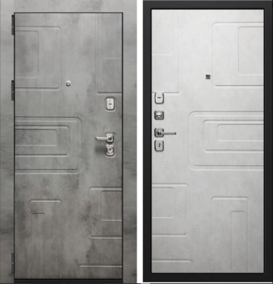 Дверь Верда SD-Prof  Фортуна Темный бетон/ Светлый бетон